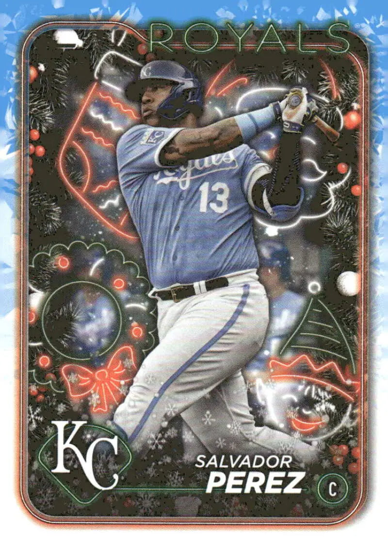 2024 Topps Holiday #H3 Salvador Perez NM-MT Royals