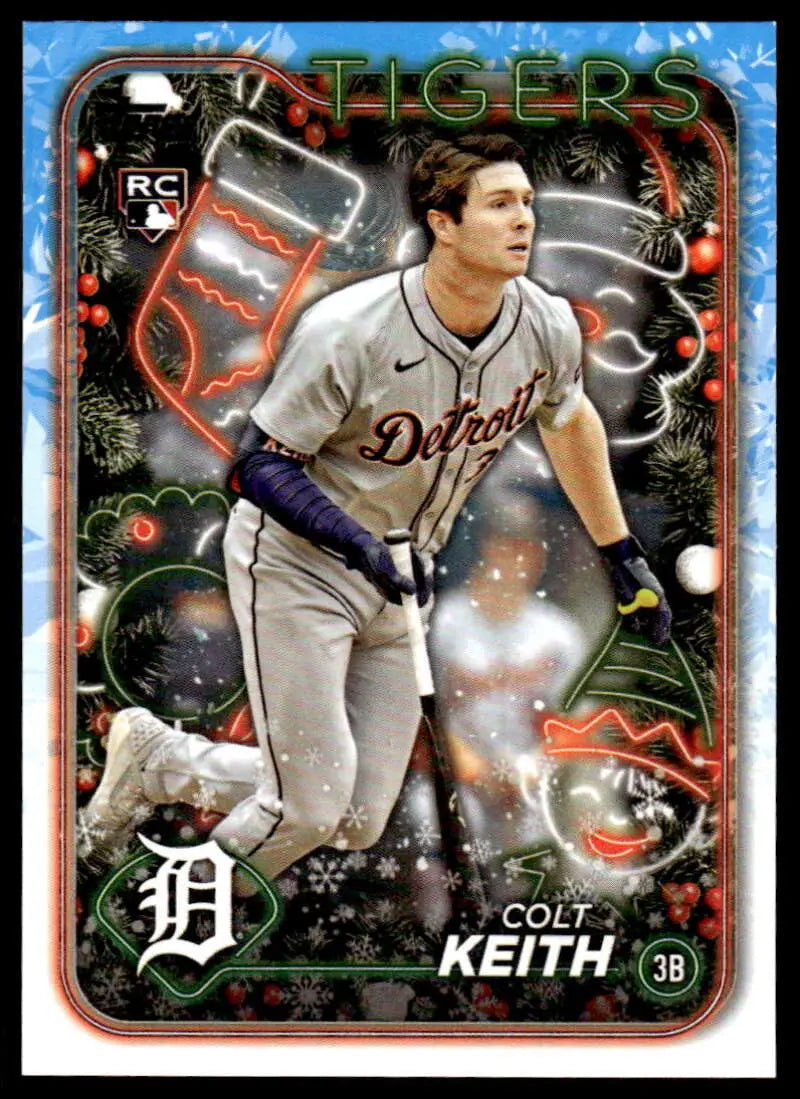 2024 Topps Holiday #H62 Colt Keith NM-MT RC Rookie Tigers