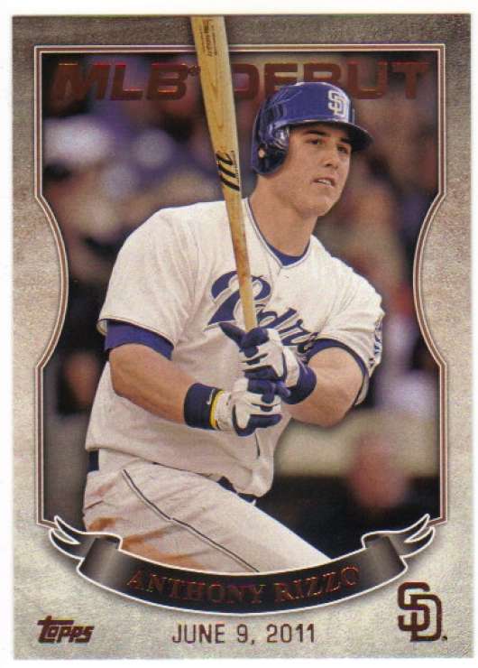 2016 Topps MLB Debut #MLBD2-16 Anthony Rizzo NM-MT Padres