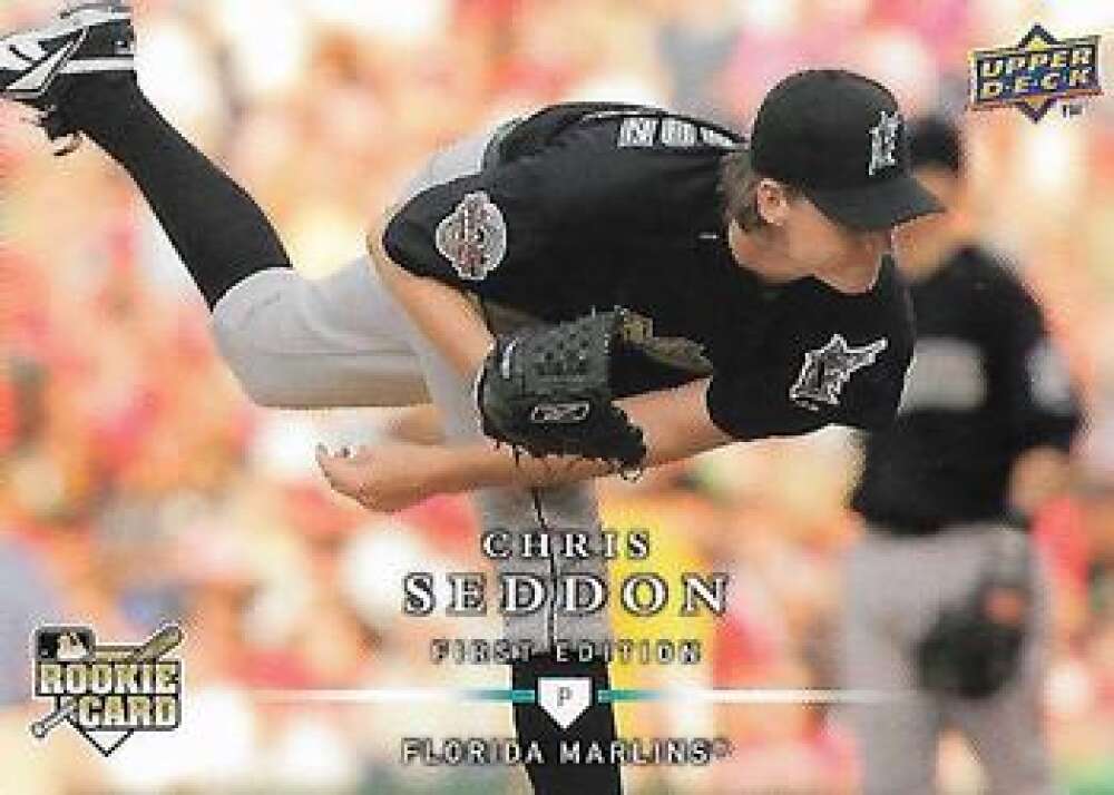 2008 Upper Deck First Edition #292 Chris Seddon NM-MT RC Rookie Marlins