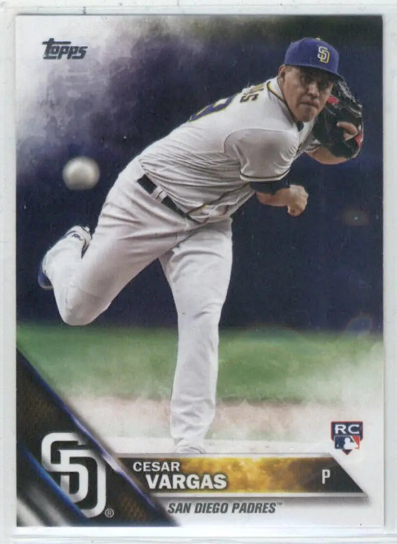 2016 Topps Update #US289 Cesar Vargas NM-MT RC Rookie Padres