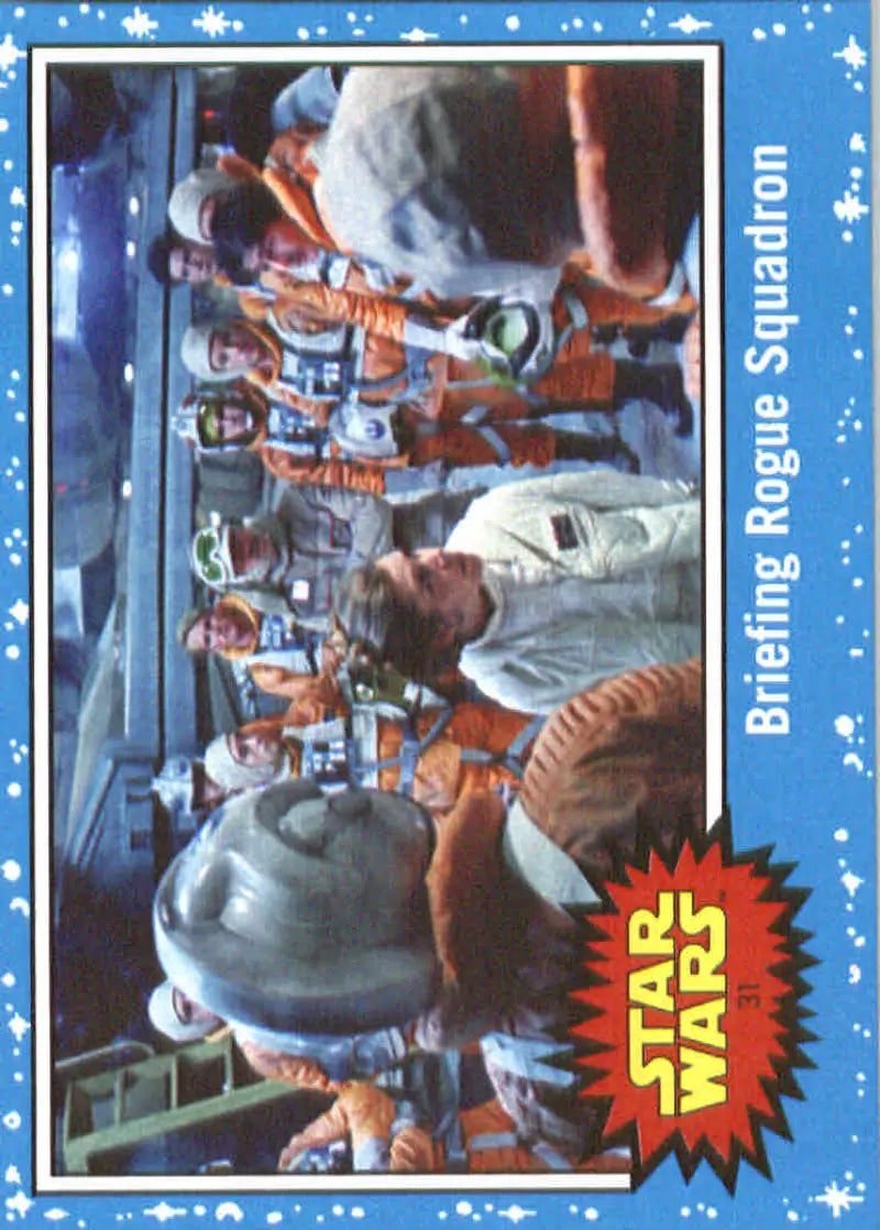 2017 Topps Star Wars Journey to The Last Jedi #31 Briefing Rogue Squadron Struggle Against Evil NM-MT