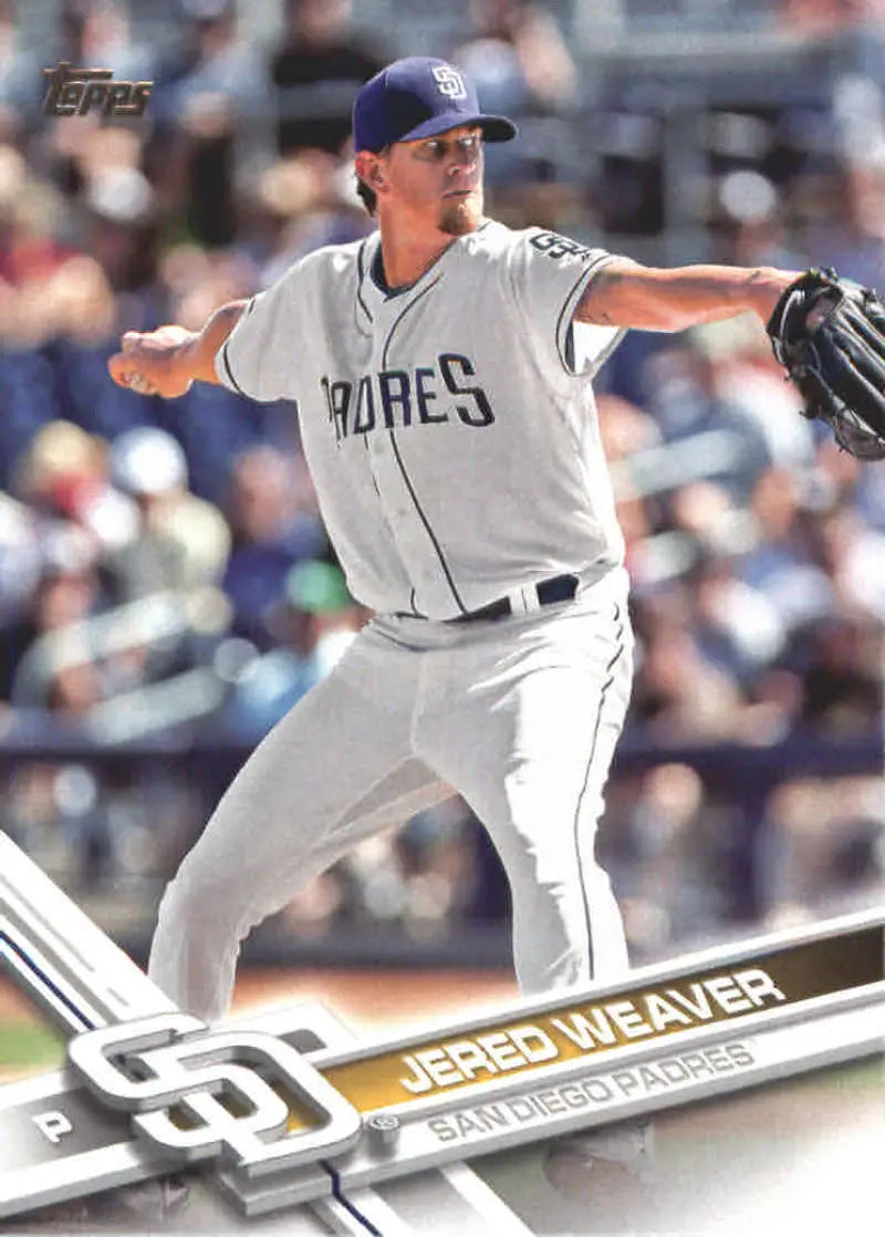 2017 Topps Update #US68 Jered Weaver NM-MT Padres