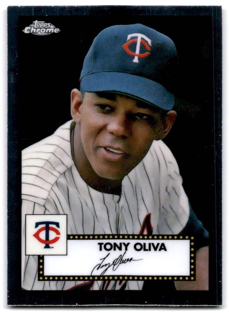 Minnesota Twins Tony Oliva 2021 Topps Chrome Platinum Anniversary Baseball Card