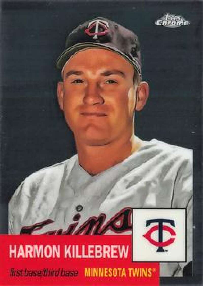 Harmon Killebrew Minnesota Twins baseball card from 2022 Topps Chrome Platinum Anniversary