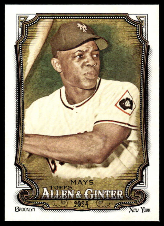 2024 Allen & Ginter #118 Willie Mays NM-MT San Francisco Giants Baseball Card  Image 1