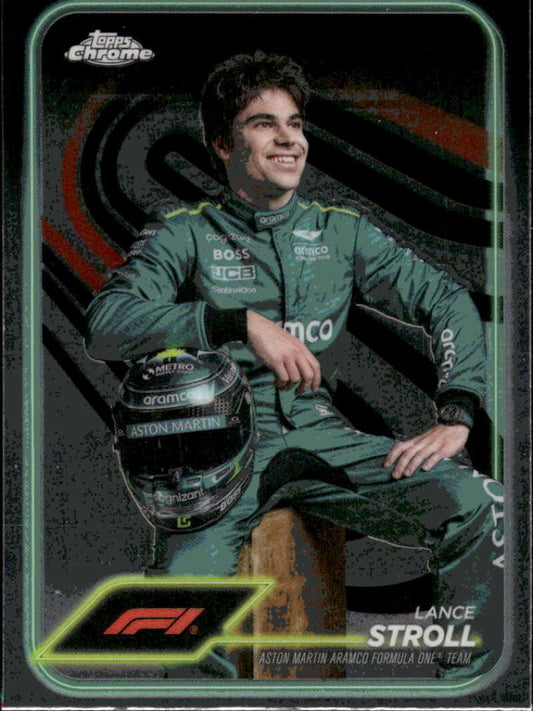 2024 Topps Chrome Formula 1 #12 Lance Stroll NM-MT Aston Martin Aramco Formula One Team Racing Card  Image 1