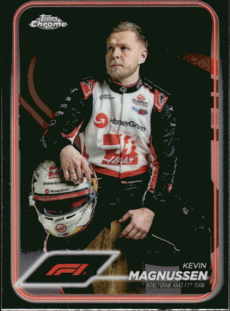 2024 Topps Chrome Formula 1 #16 Kevin Magnussen NM-MT MoneyGram Haas F1 Team Racing Card  Image 1