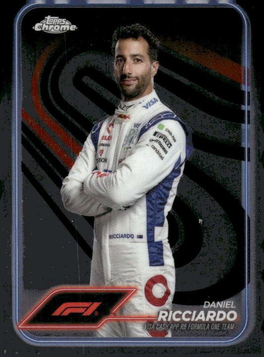 2024 Topps Chrome Formula 1 #18 Daniel Ricciardo NM-MT Visa Cash App RB Formula One Team Racing Card  Image 1