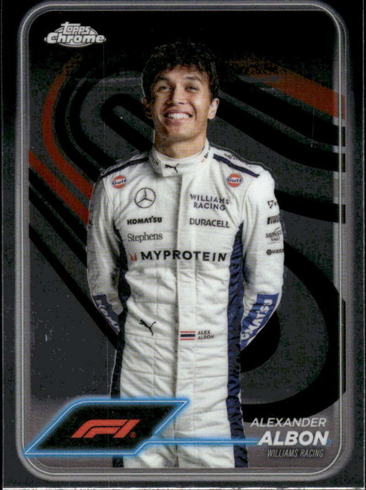 2024 Topps Chrome Formula 1 #19 Alexander Albon NM-MT Williams Racing Racing Card  Image 1