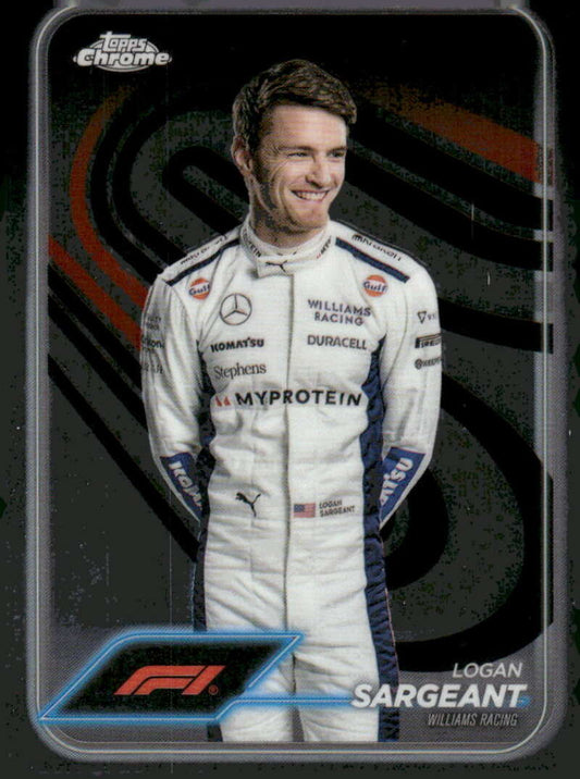 2024 Topps Chrome Formula 1 #20 Logan Sargeant NM-MT Williams Racing Racing Card  Image 1