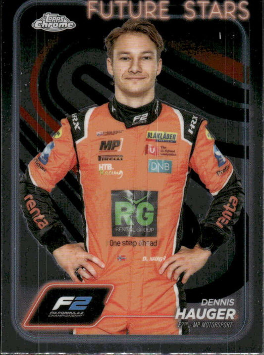 2024 Topps Chrome Formula 1 #23 Dennis Hauger NM-MT F2 - MP Motorsport Racing Card  Image 1