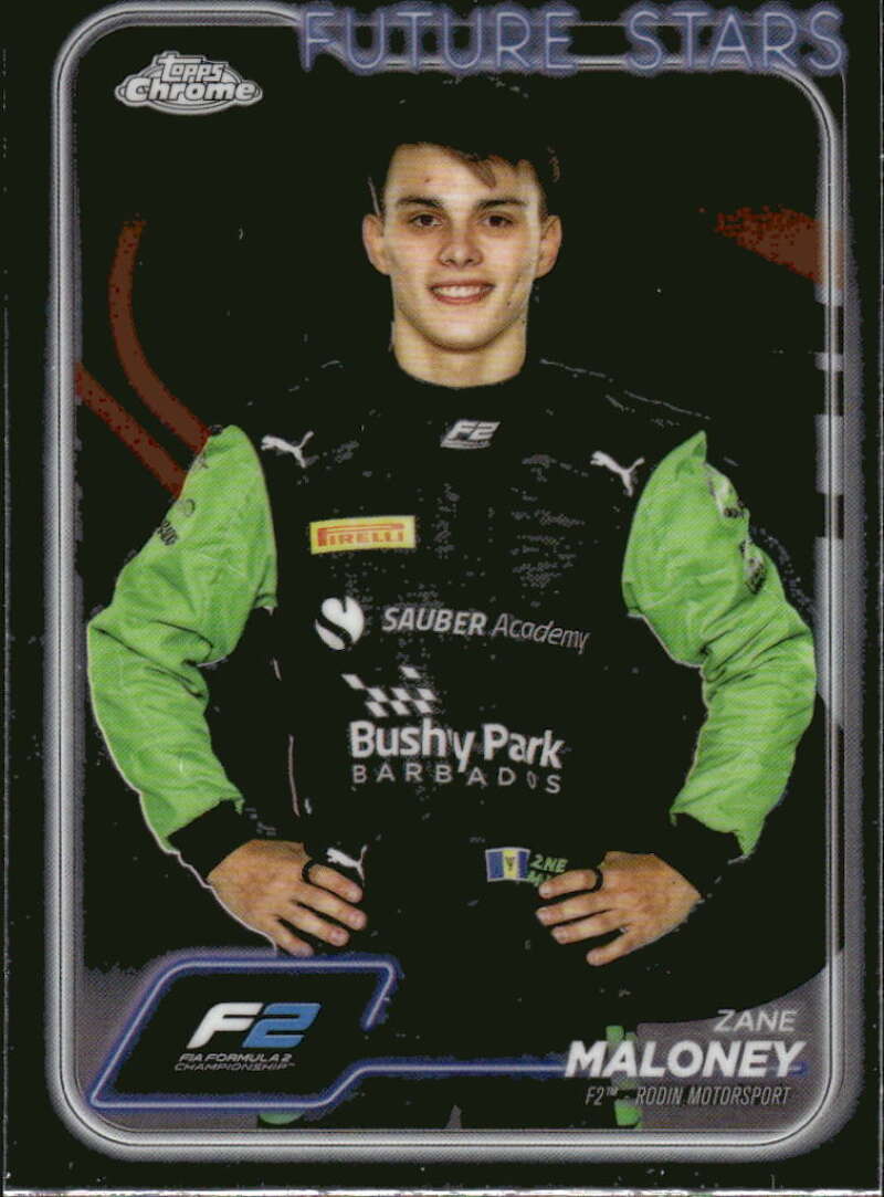 2024 Topps Chrome Formula 1 #25 Zane Maloney NM-MT F2 - Rodin Motorsport Racing Card  Image 1