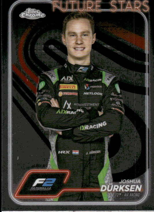 2024 Topps Chrome Formula 1 #35 Joshua Durksen NM-MT F2 - AIX Racing Racing Card  Image 1