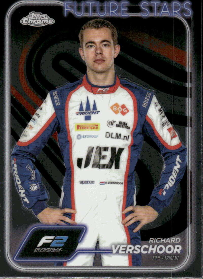 2024 Topps Chrome Formula 1 #37 Richard Verschoor NM-MT F2 - Trident Racing Card  Image 1