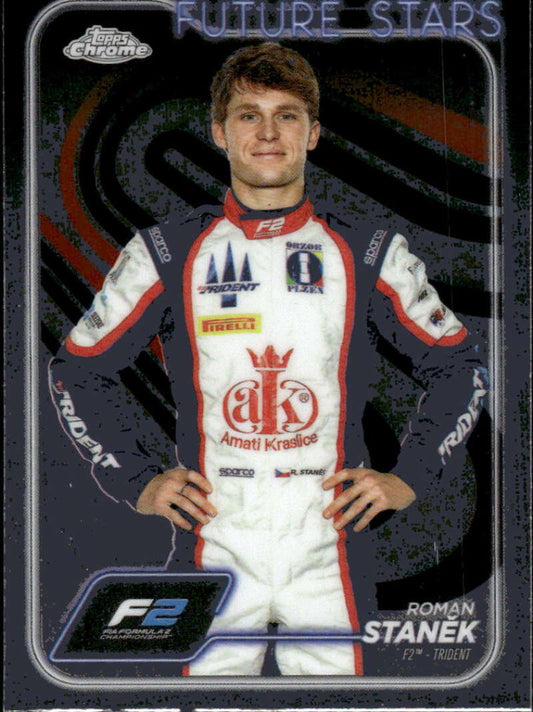 2024 Topps Chrome Formula 1 #38 Roman Stanek NM-MT F2 - Trident Racing Card  Image 1