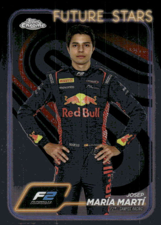 2024 Topps Chrome Formula 1 #42 Josep Maria Marti NM-MT F2 - Campos Racing Racing Card  Image 1