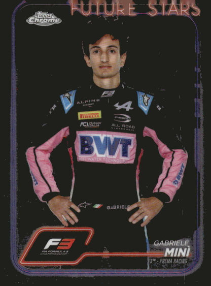 2024 Topps Chrome Formula 1 #44 Gabriele Mini NM-MT F3 - PREMA Racing Racing Card  Image 1