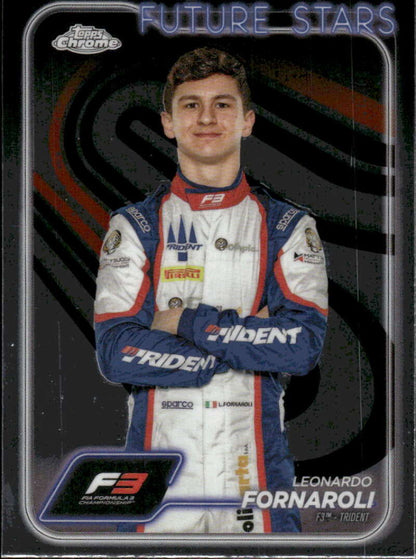 2024 Topps Chrome Formula 1 #46 Leonardo Fornaroli NM-MT F3 - Trident Racing Card  Image 1