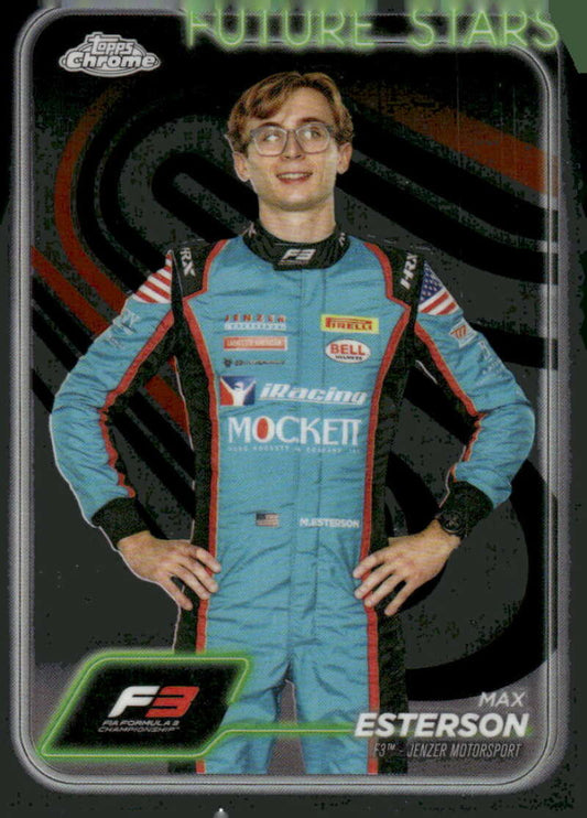 2024 Topps Chrome Formula 1 #59 Max Esterson NM-MT F3 - Jenzer Motorsport Racing Card  Image 1