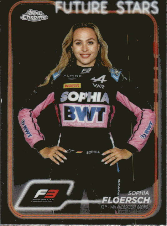 2024 Topps Chrome Formula 1 #62 Sophia Floersch NM-MT F3 - Van Amersfoort Racing Racing Card  Image 1