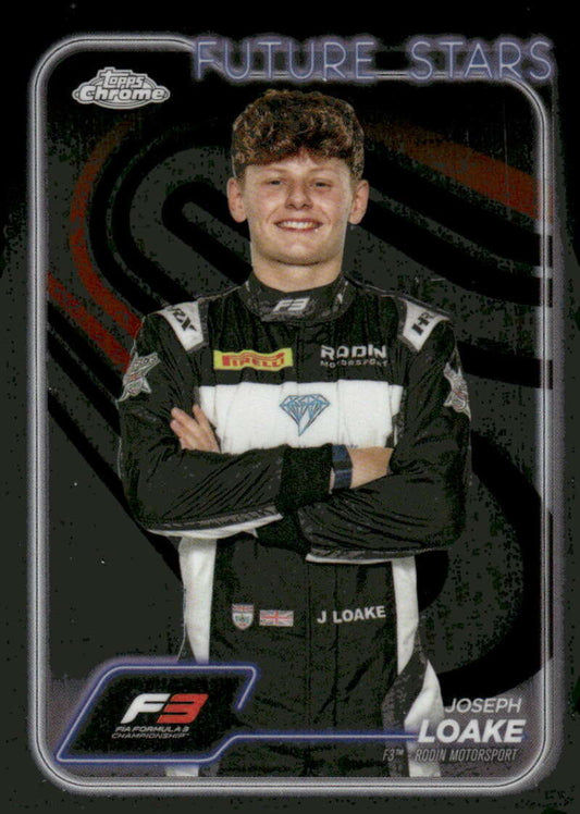 2024 Topps Chrome Formula 1 #71 Joseph Loake NM-MT F3 - Rodin Motorsport Racing Card  Image 1