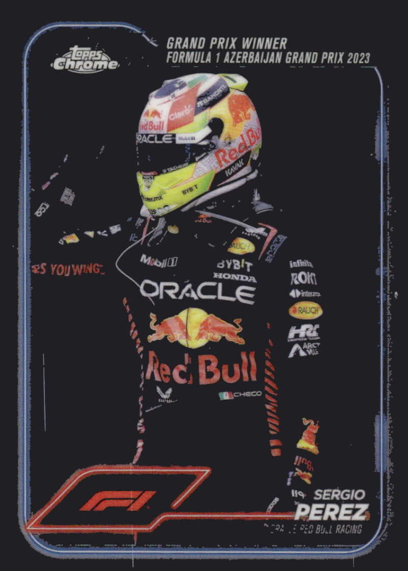 2024 Topps Chrome Formula 1 #146 Sergio Perez NM-MT Oracle Red Bull Racing Racing Card  Image 1