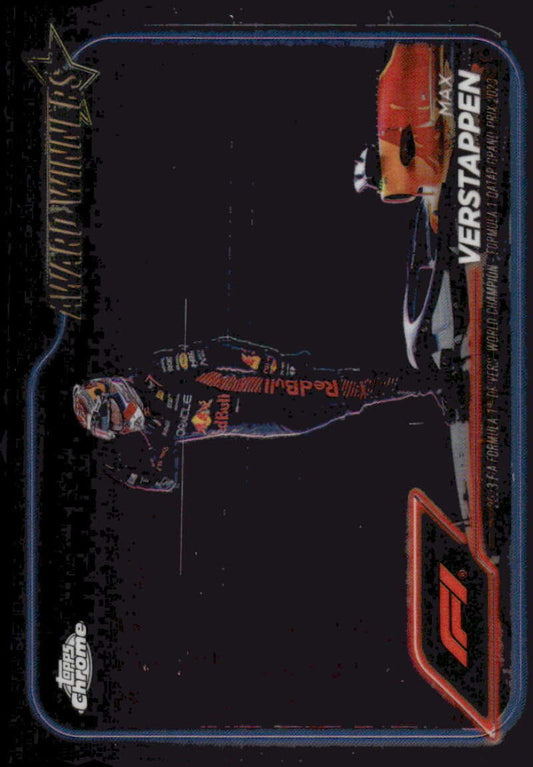 2024 Topps Chrome Formula 1 #183 Max Verstappen NM-MT Oracle Red Bull Racing Racing Card  Image 1