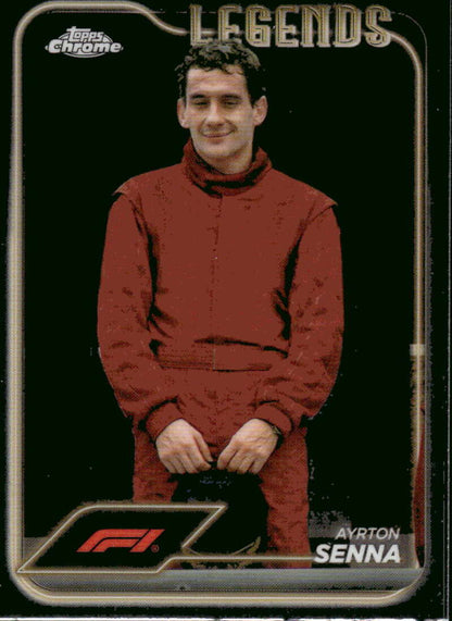 2024 Topps Chrome Formula 1 #193 Ayrton Senna NM-MT Legend Racing Card  Image 1