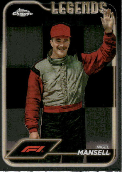 2024 Topps Chrome Formula 1 #194 Nigel Mansell NM-MT Legend Racing Card  Image 1