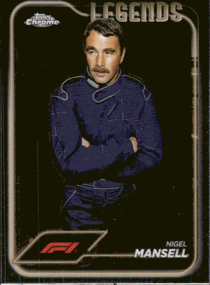 2024 Topps Chrome Formula 1 #199 Nigel Mansell NM-MT Legend Racing Card  Image 1