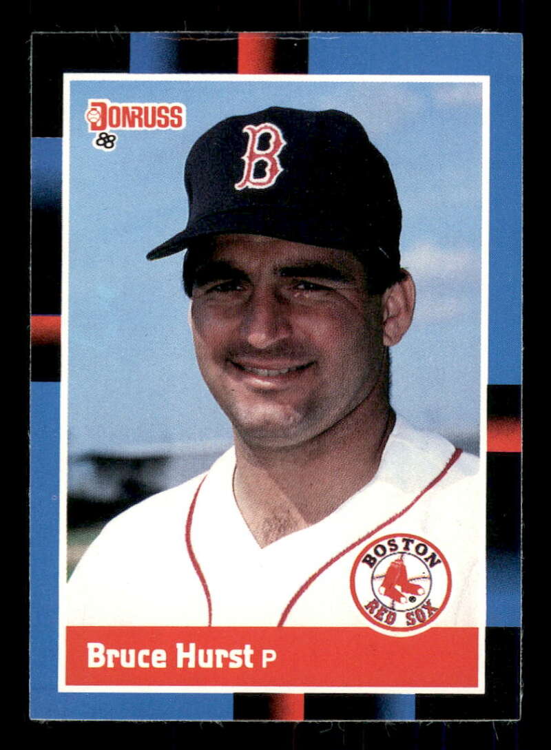 1988 Donruss #252 Bruce Hurst Boston Red Sox baseball card for trading cards collectors