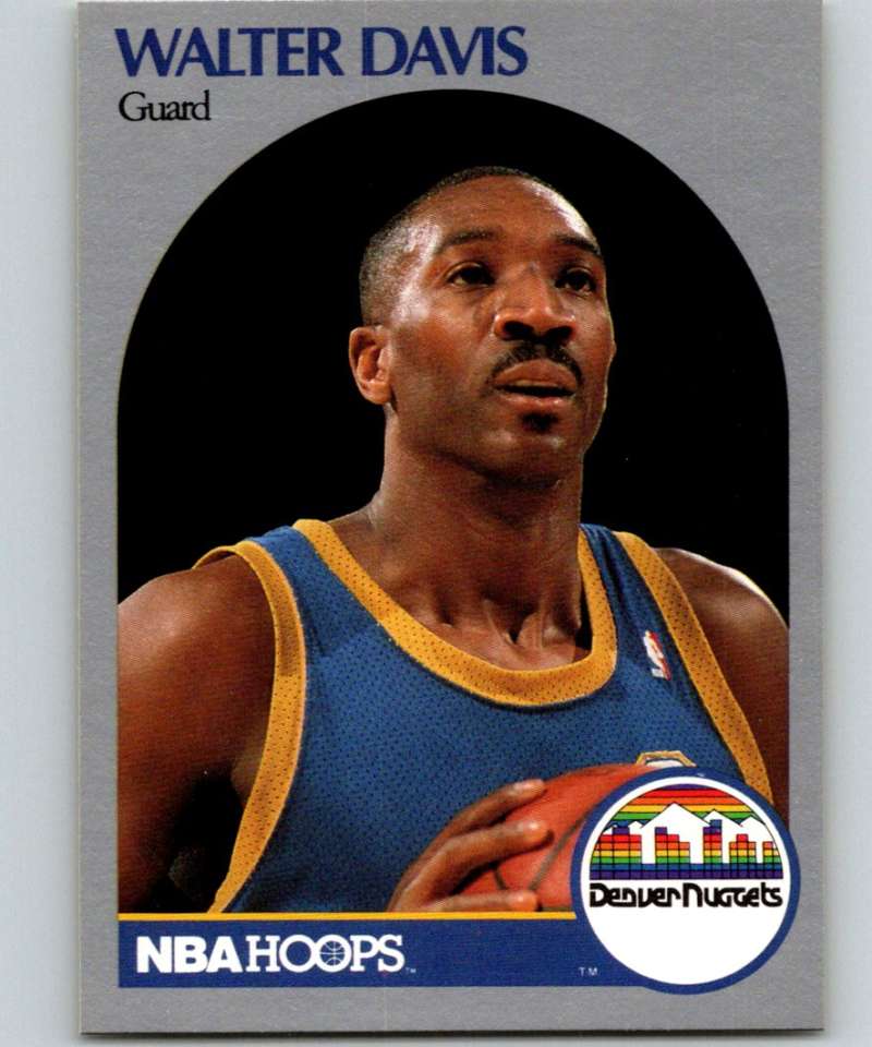 Basketball trading card of Walter Davis UER in Denver Nuggets uniform