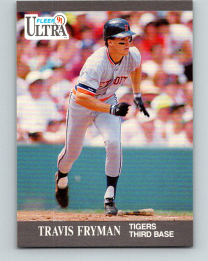 1991 Fleer Ultra #122 Travis Fryman NM-MT Detroit Tigers Baseball Card Image 1