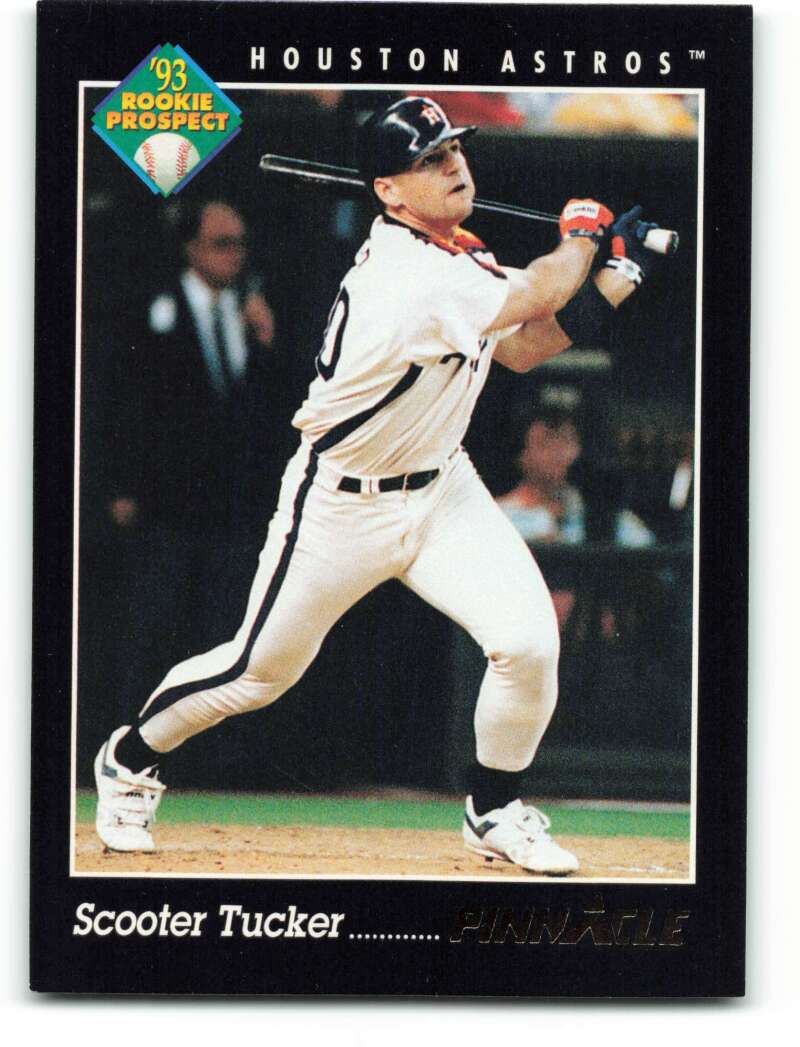 1993 Pinnacle #245 Scooter Tucker NM-MT Houston Astros Baseball Card Image 1