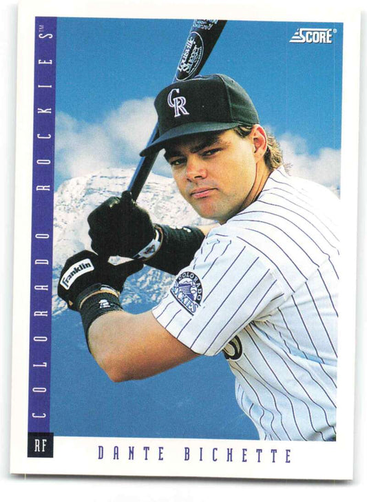 1993 Score #428 Dante Bichette NM-MT Colorado Rockies Baseball Card Image 1