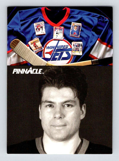 1991-92 Pinnacle #416 Pat Elynuik SL NM-MT Winnipeg Jets Hockey Card Image 1