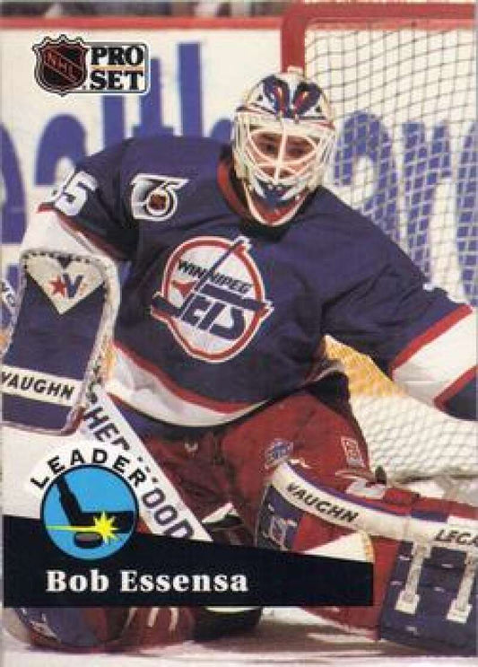 1991-92 Pro Set #602 Bob Essensa LL NM-MT Winnipeg Jets Hockey Card Image 1