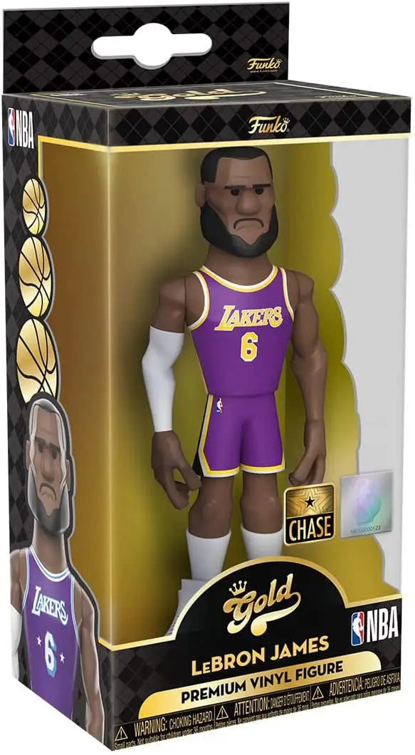 Funko Gold Premium Vinyl Figure of NBA player in Los Angeles Lakers uniform, number 8