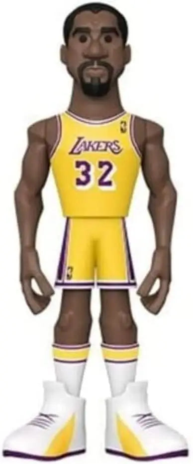 Magic Johnson Funko Gold NBA Premium Vinyl Figure in yellow Lakers jersey number 32