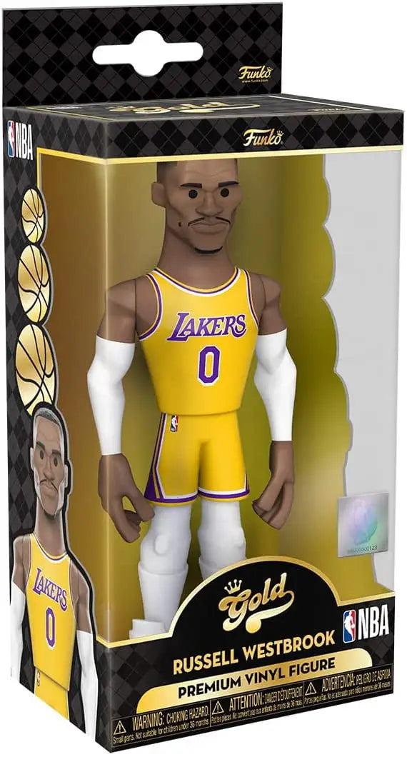 Funko Gold NBA Russell Westbrook Lakers Premium Vinyl Figure jersey number 0