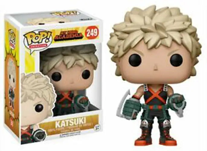 Funko Pop Animation 249 Katsuki from My Hero Academia in orange and green gear