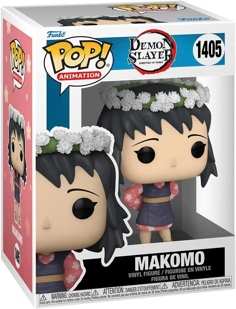 Funko Pop! Makomo from Demon Slayer vinyl figure with black hair and flower crown