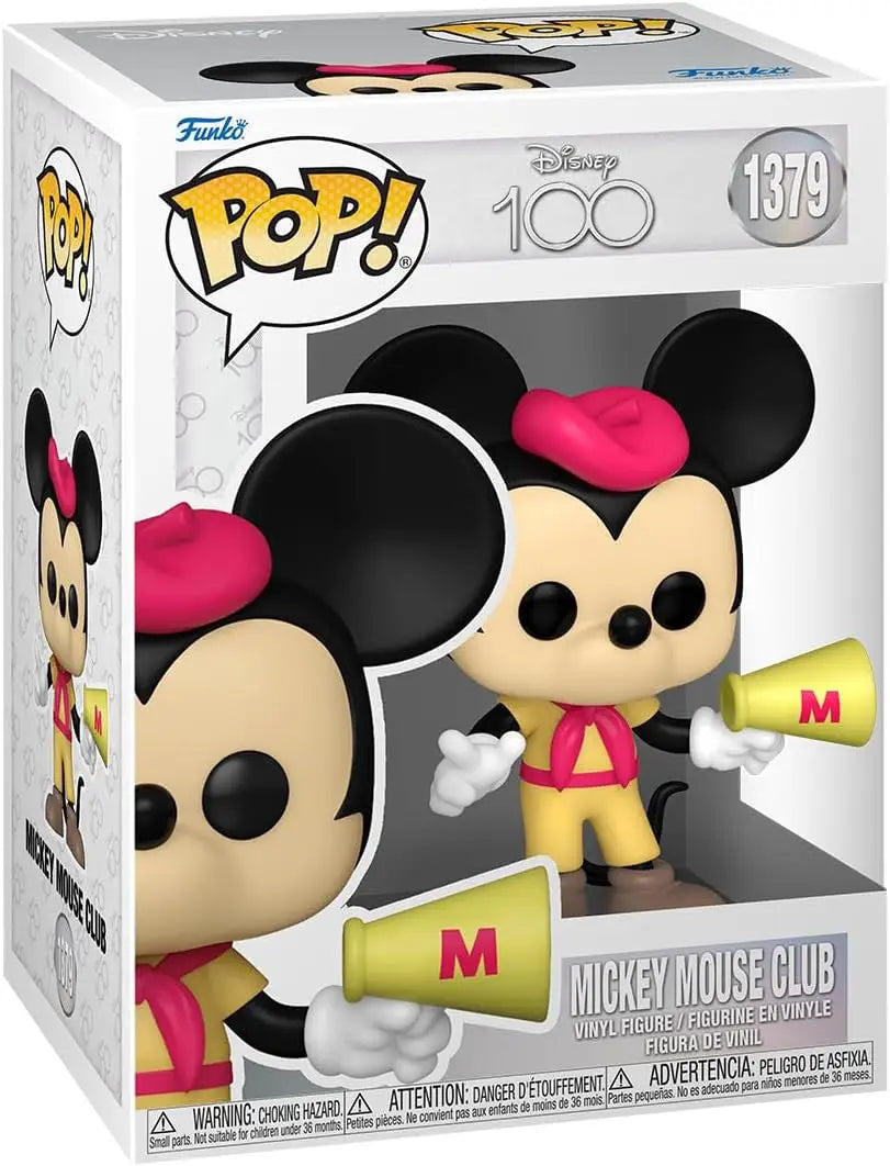 Funko Pop Mickey Mouse Club #1379 figurine in cheerleader outfit with yellow flag