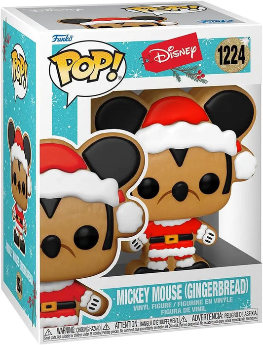 Funko Pop Disney Holiday Mickey Mouse Gingerbread figurine for Christmas decor