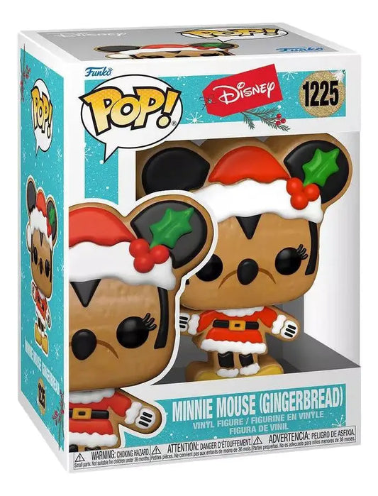 Funko Pop! Holiday Minnie Mouse as a Gingerbread character for Disney Christmas