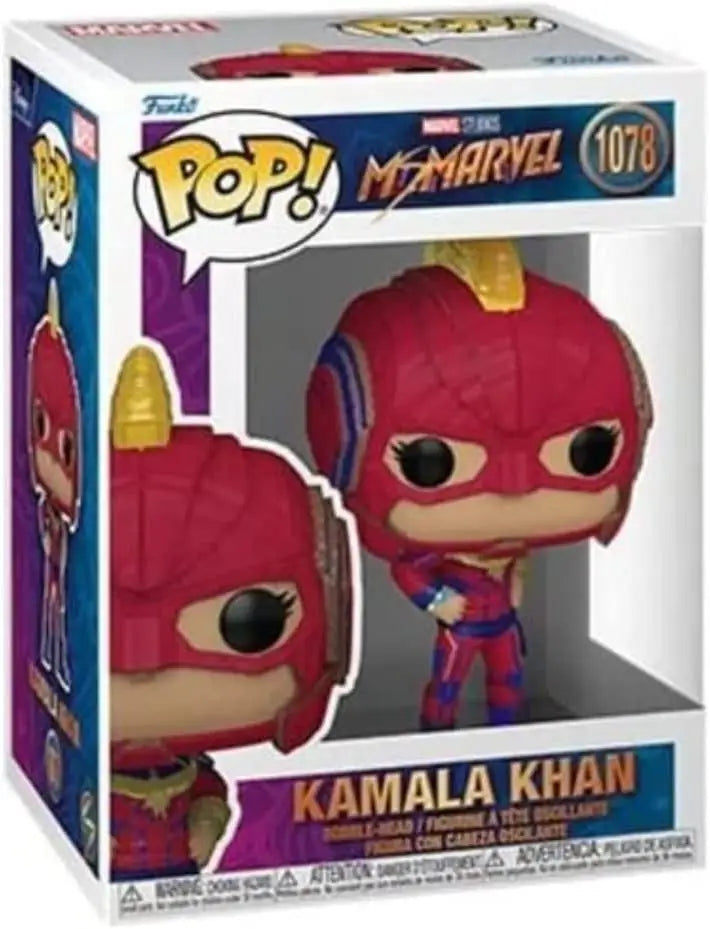 Kamala Khan Funko Pop! figurine from Ms. Marvel for collectors of trading cards