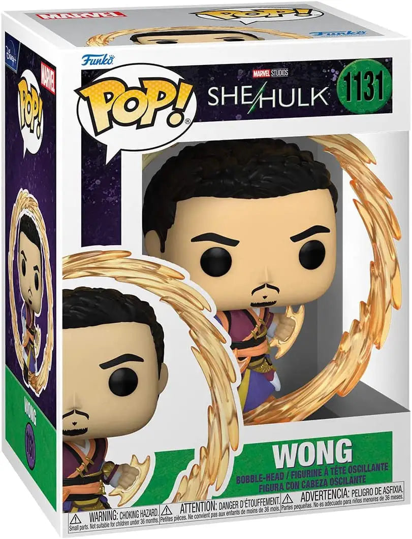 Funko Pop! Marvel Studios She-Hulk Wong #1131 figurine with glowing energy rings