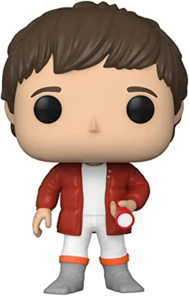 Funko Pop figurine of Elliott from E.T. in red jacket, white shirt, and gray boots