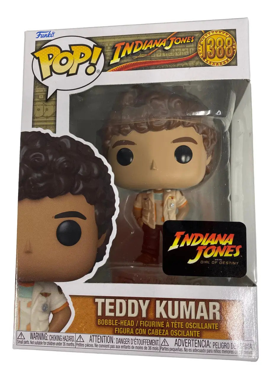 Funko Pop! vinyl figure of Teddy Kumar from the Indiana Jones franchise in packaging